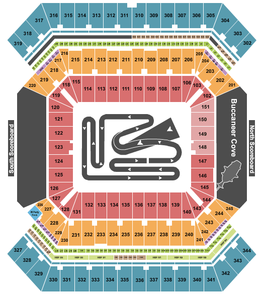 Raymond James Stadium Supercross Seating Chart